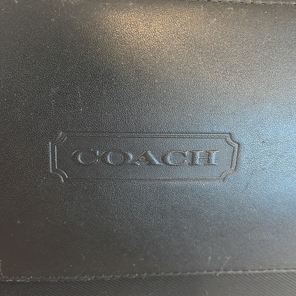 Vintage Coach Leather & Microfiber Fabric Satchel - Picture 6 of 15